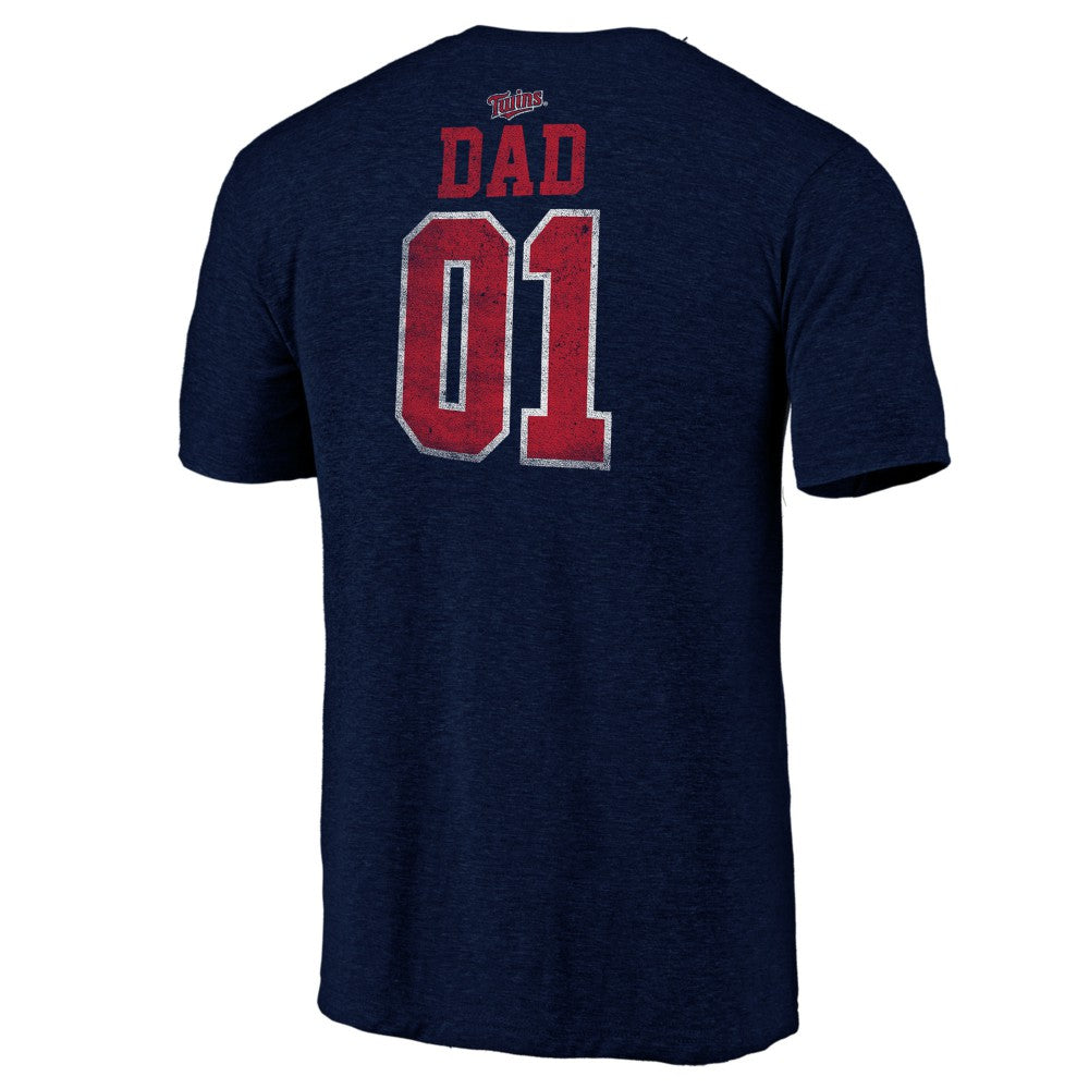 Minnesota Twins Father's Day Greatest Dad Tri-Blend T-Shirt | MLB For sale