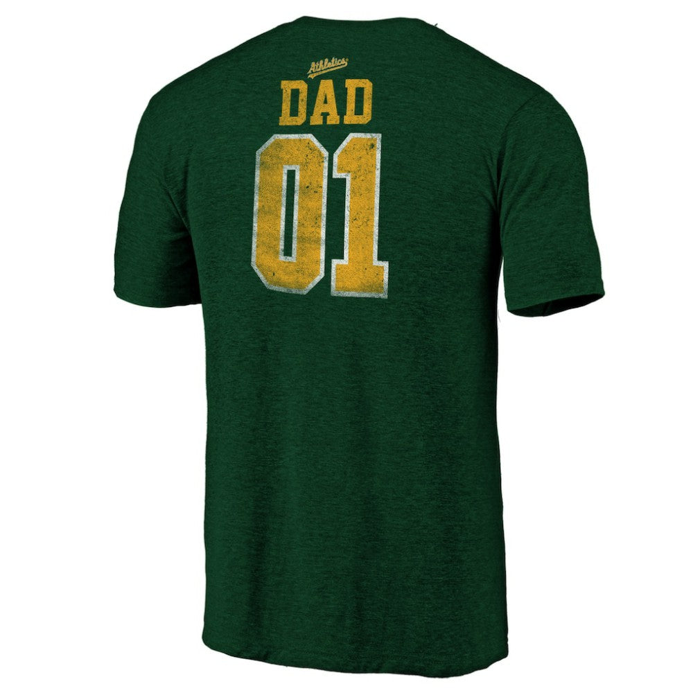 Athletics Father's Day Greatest Dad Tri-Blend T-Shirt | MLB Shop