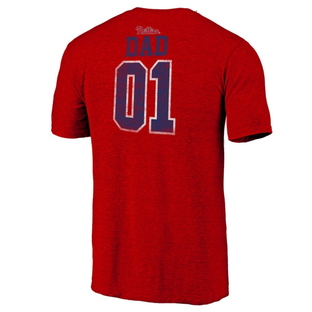 Philadelphia Phillies Father's Day Greatest Dad Tri-Blend T-Shirt | MLB Online
