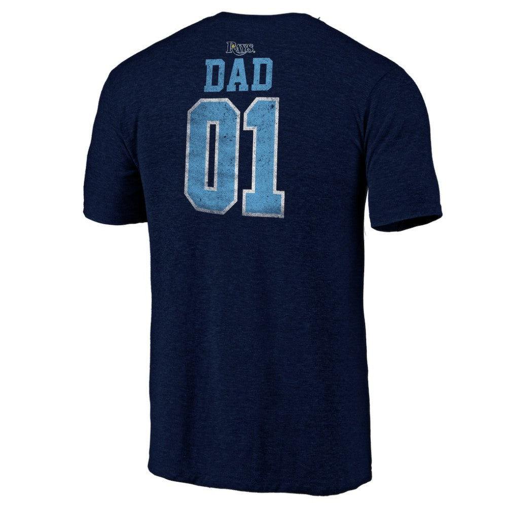 Tampa Bay Rays Father's Day Greatest Dad Tri-Blend T-Shirt | MLB Outlet