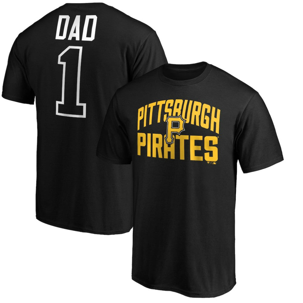 Pittsburgh Pirates Father's Day #1 Dad T-Shirt | MLB On Sale