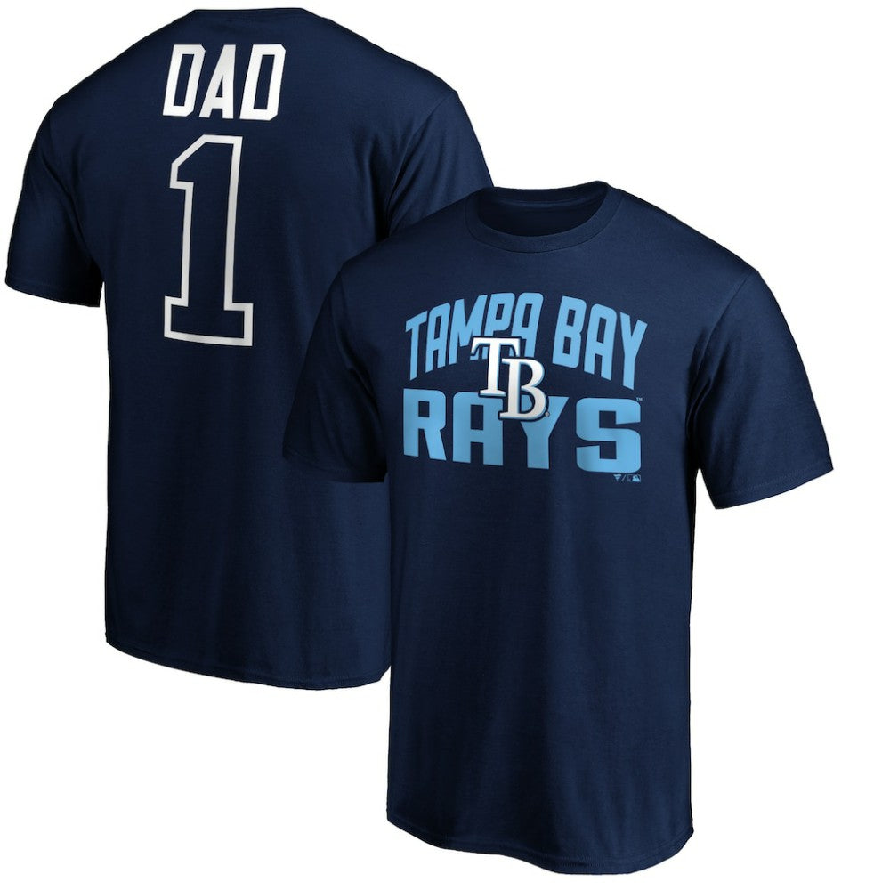 Tampa Bay Rays Father's Day #1 Dad T-Shirt | MLB New