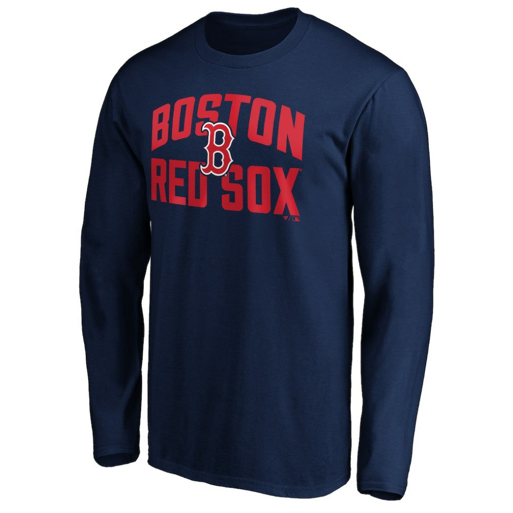 Boston Red Sox Father's Day #1 Dad Long Sleeve T-Shirt | MLB Shop