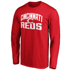Cincinnati Reds Father's Day #1 Dad Long Sleeve T-Shirt | MLB For sale