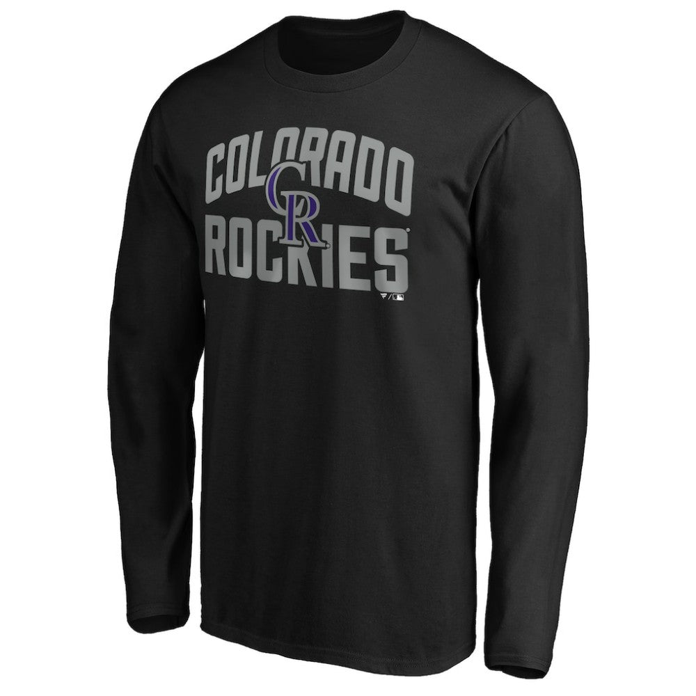 Colorado Rockies Father's Day #1 Dad Long Sleeve T-Shirt | MLB New