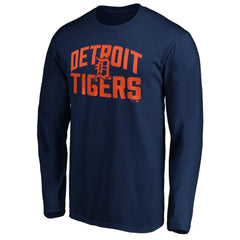 Detroit Tigers Father's Day #1 Dad Long Sleeve T-Shirt | MLB On Sale