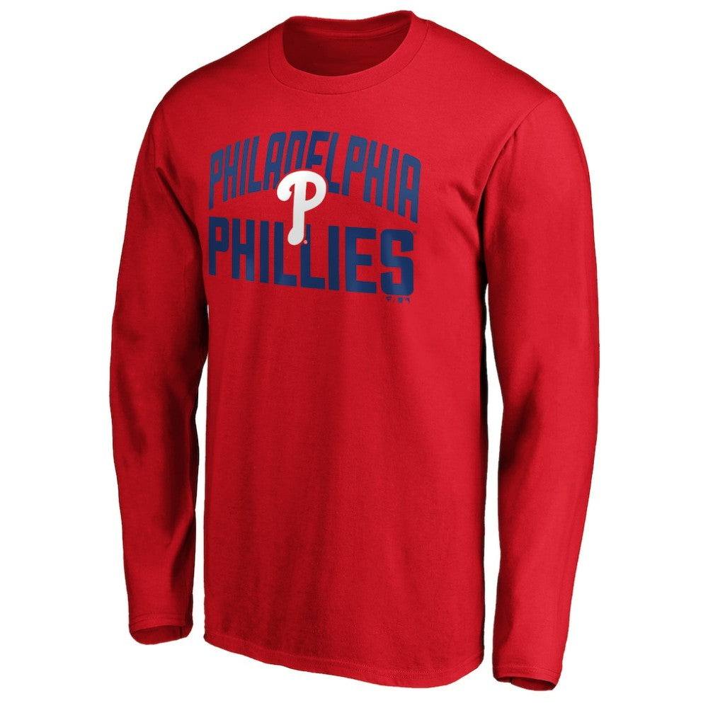 Philadelphia Phillies Father's Day #1 Dad Long Sleeve T-Shirt | MLB Discount