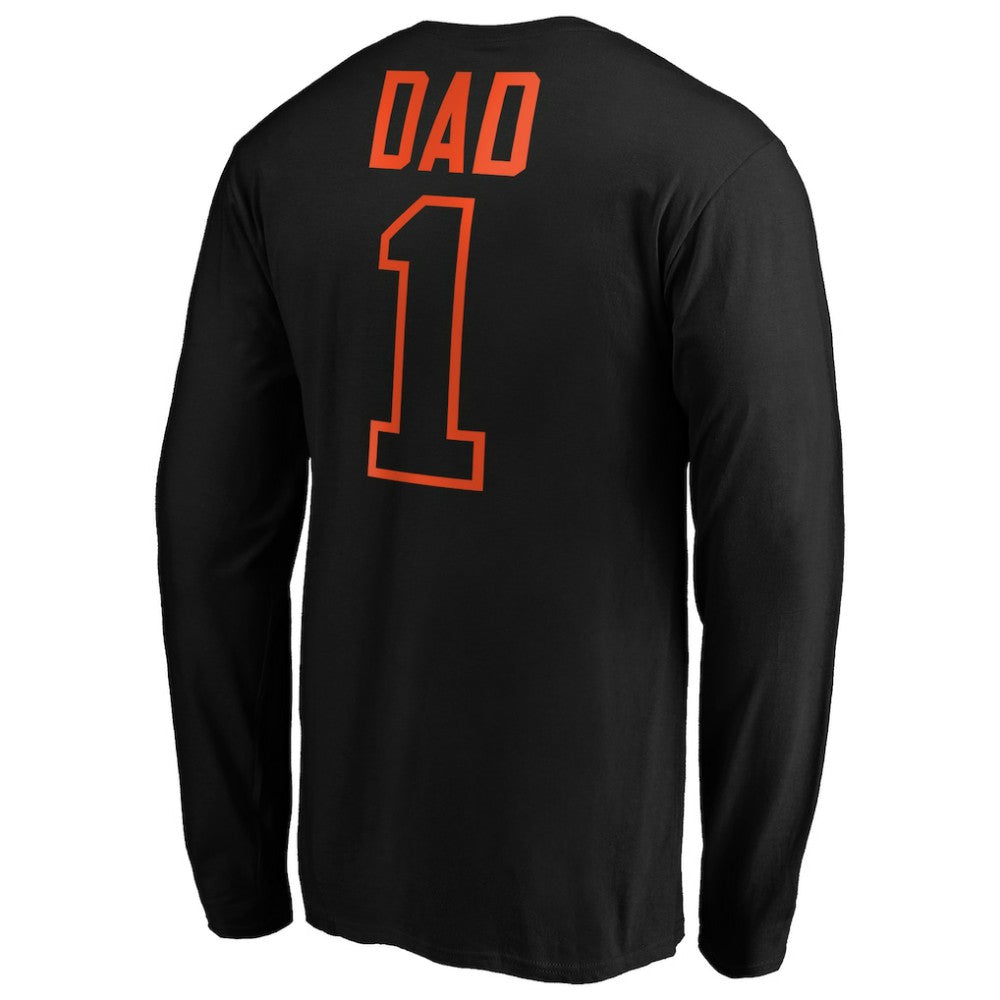 San Francisco Giants Father's Day #1 Dad Long Sleeve T-Shirt | MLB Sale
