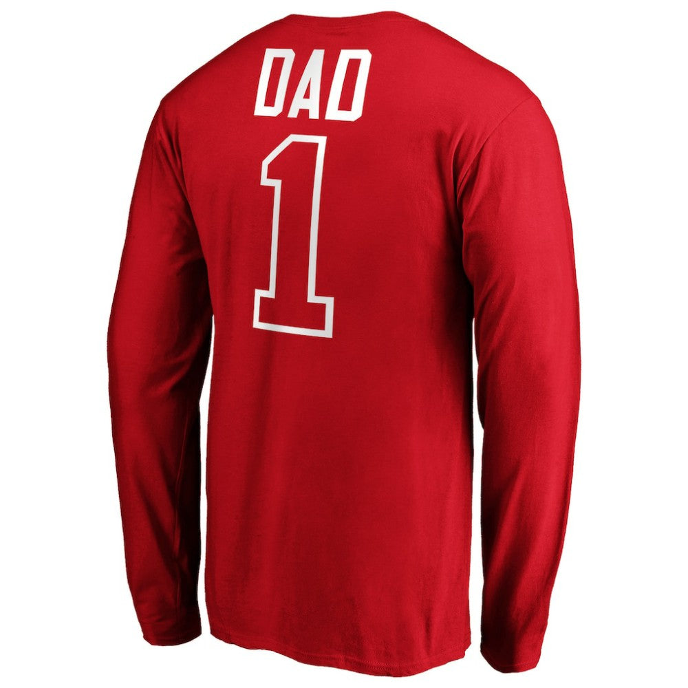 St. Louis Cardinals Father's Day #1 Dad Long Sleeve T-Shirt | MLB Online