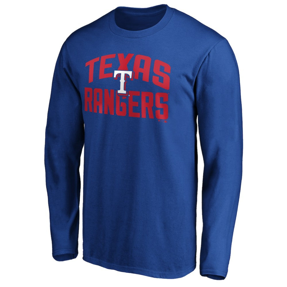 Texas Rangers Father's Day #1 Dad Long Sleeve T-Shirt | MLB Outlet