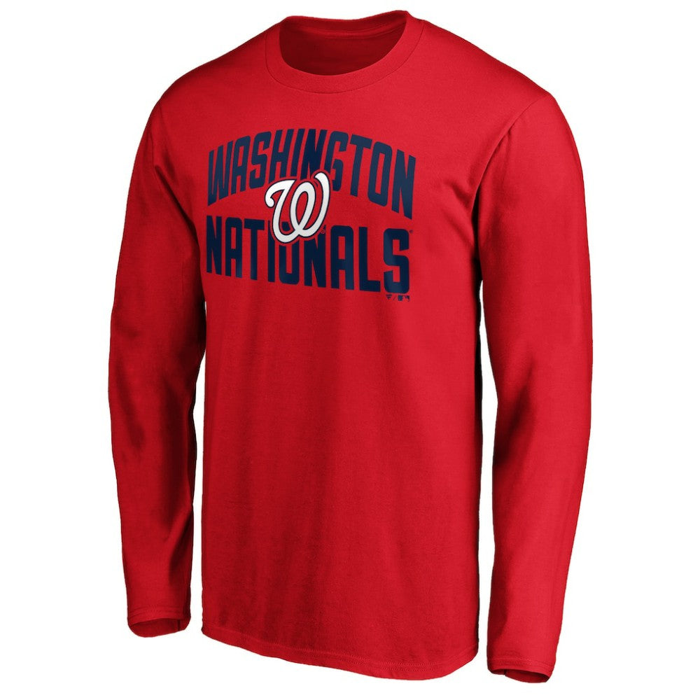 Washington Nationals Father's Day #1 Dad Long Sleeve T-Shirt | MLB US