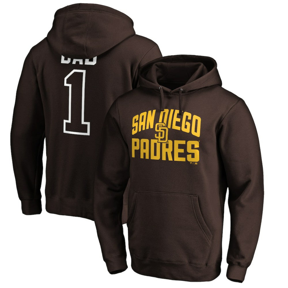 San Diego Padres Father's Day #1 Dad Pullover Hoodie | MLB Shop