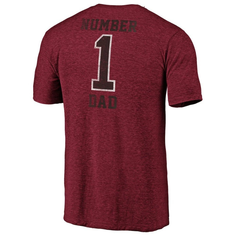 Arizona Cardinals  #1 Dad Team Logo T-Shirt