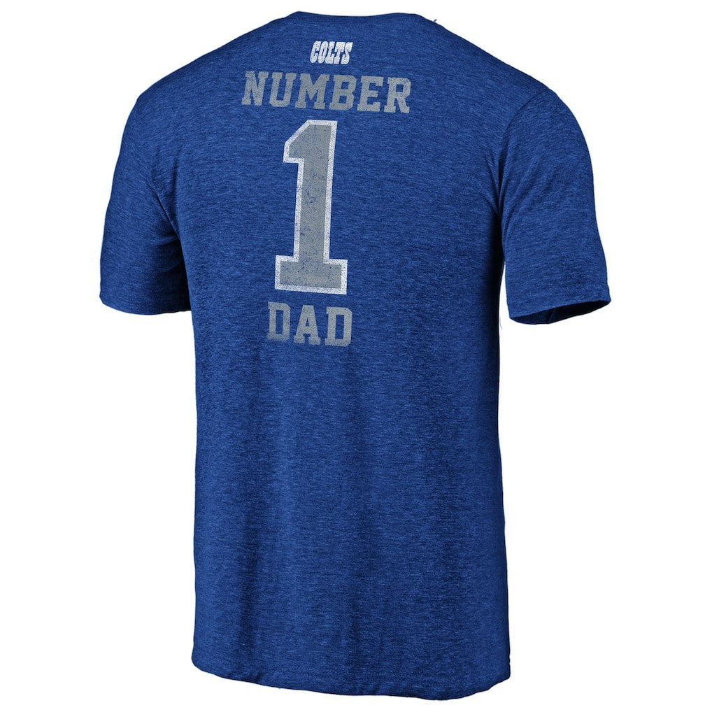 Indianapolis Colts  #1 Dad Team Logo T-Shirt