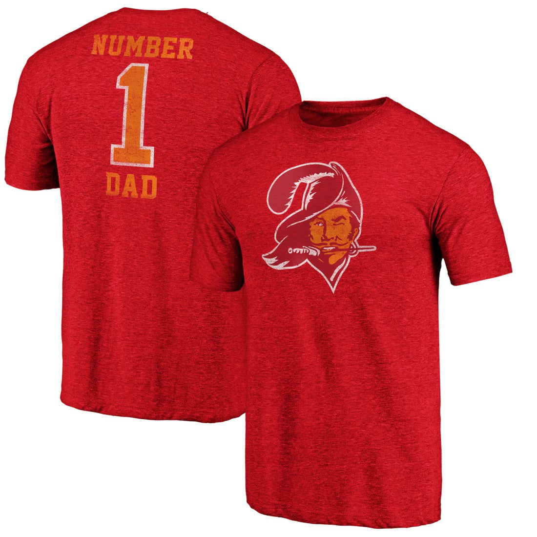 Tampa Bay Buccaneers  #1 Dad Team Logo T-Shirt