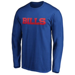 Buffalo Bills  #1 Dad Long Sleeve Team Logo T-Shirt