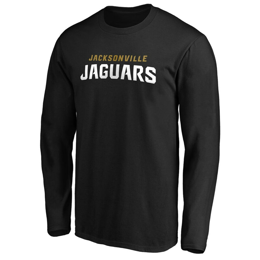 Jacksonville Jaguars  #1 Dad Long Sleeve Team Logo T-Shirt