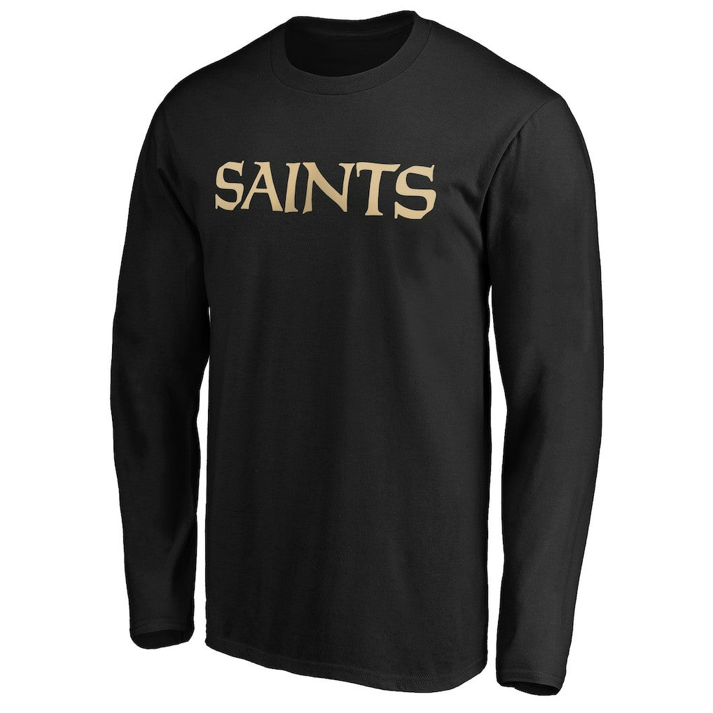 New Orleans Saints  #1 Dad Long Sleeve Team Logo T-Shirt