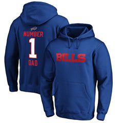 Buffalo Bills  #1 Dad Pullover Hoodie