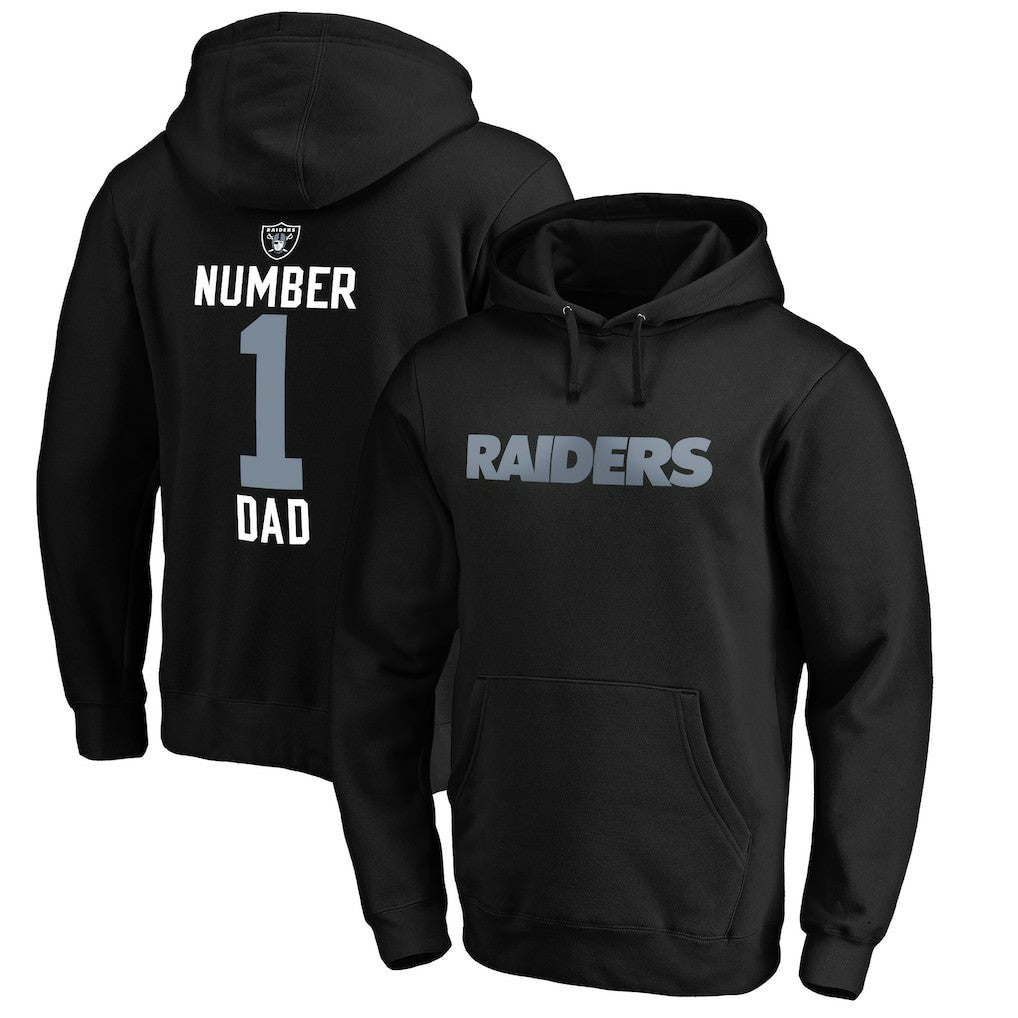 Las Vegas Raiders  #1 Dad Pullover Hoodie
