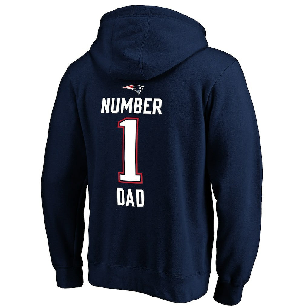 New England Patriots  #1 Dad Pullover Hoodie