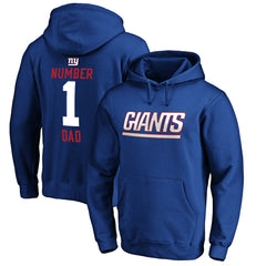 New York Giants  #1 Dad Pullover Hoodie