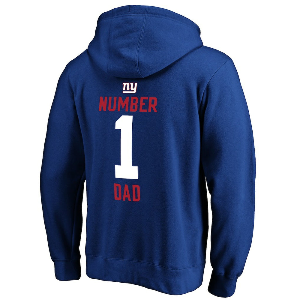 New York Giants  #1 Dad Pullover Hoodie