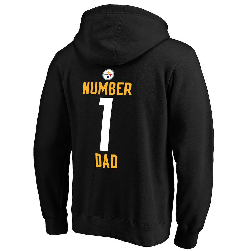 Pittsburgh Steelers  #1 Dad Pullover Hoodie