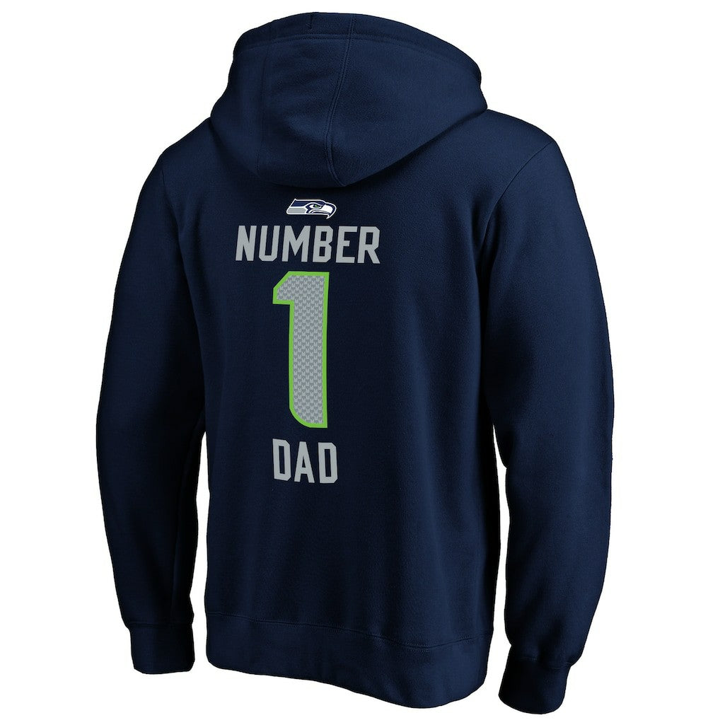 Seattle Seahawks  #1 Dad Pullover Hoodie