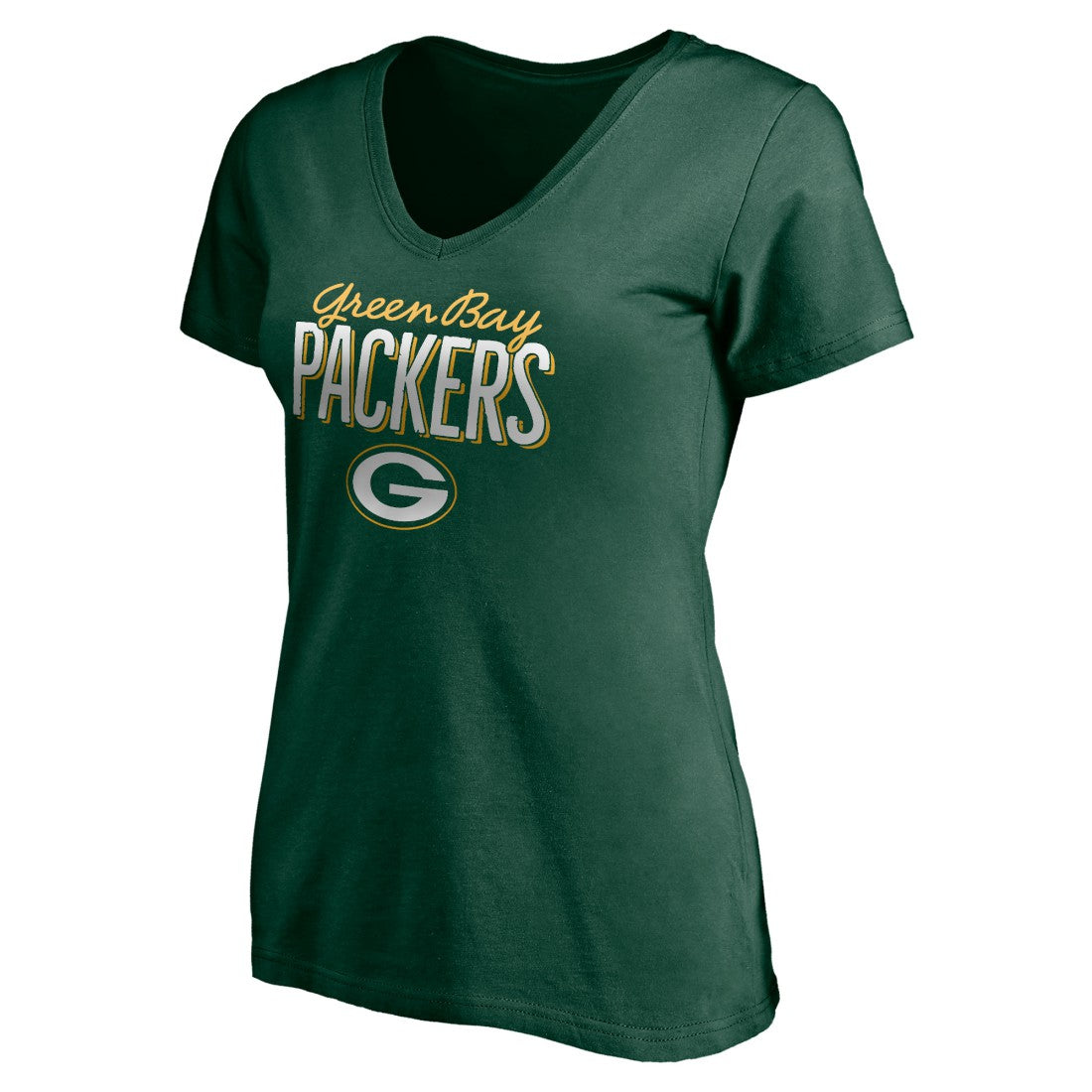 Green Bay Packers Fanatics Women's Nostalgia V-Neck T-Shirt