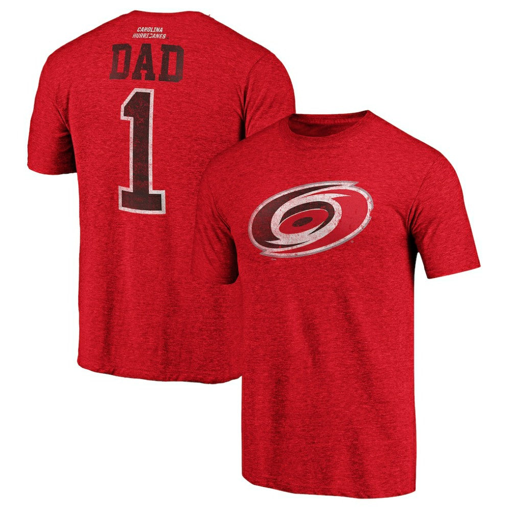 Carolina Hurricanes Greatest Dad Tri-Blend T-Shirt Online