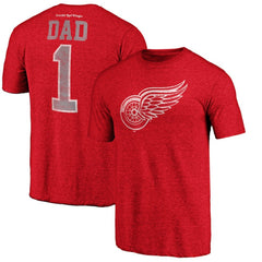Detroit Red Wings Greatest Dad Tri-Blend T-Shirt For Sale