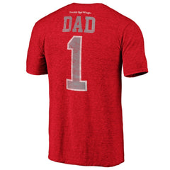 Detroit Red Wings Greatest Dad Tri-Blend T-Shirt For Sale