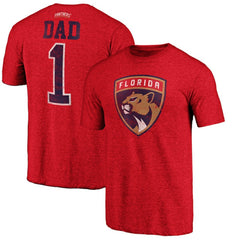 Florida Panthers Greatest Dad Tri-Blend T-Shirt Discount