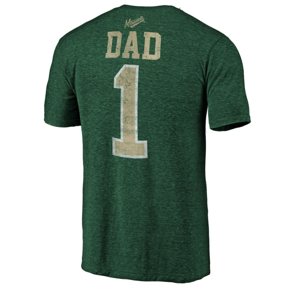 Minnesota Wild Greatest Dad Tri-Blend T-Shirt Online