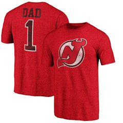 New Jersey Devils Greatest Dad Tri-Blend T-Shirt For Sale