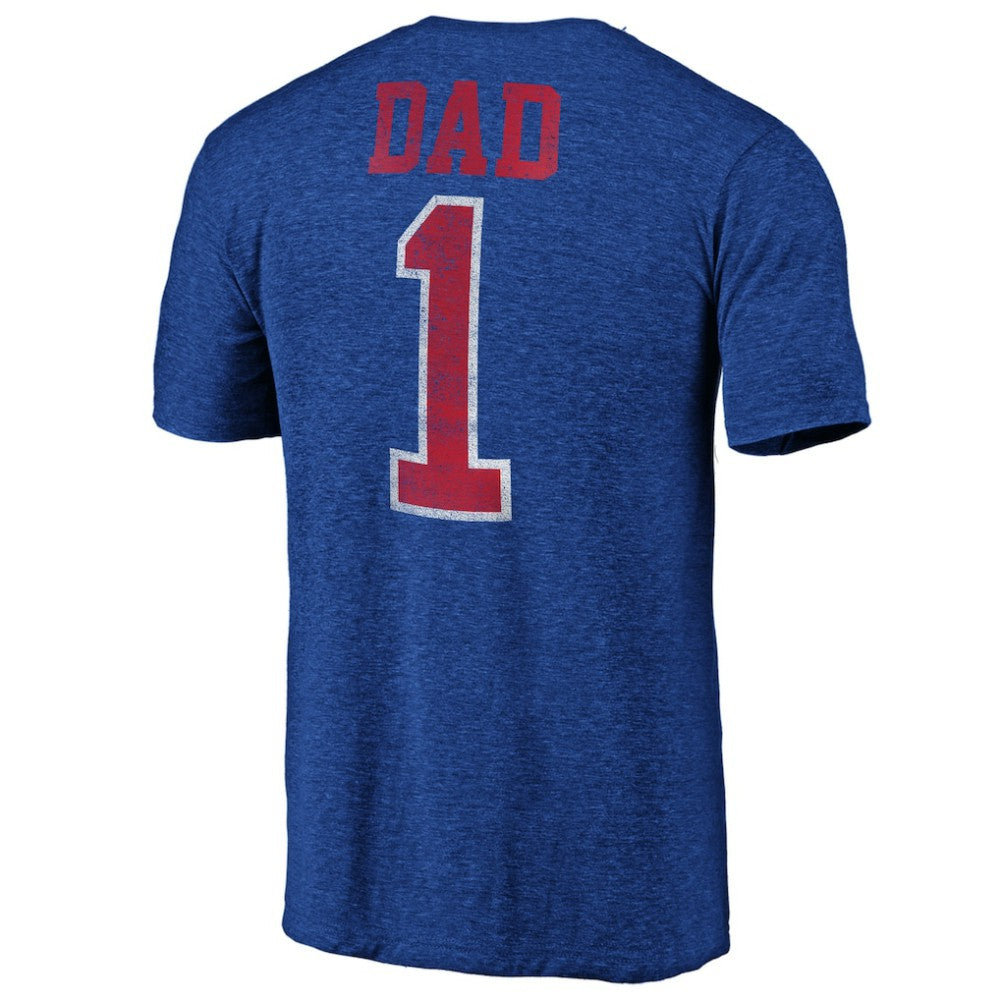 New York Rangers Greatest Dad Tri-Blend T-Shirt On Sale