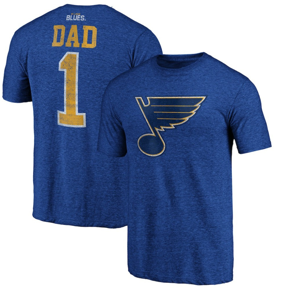 St. Louis Blues Greatest Dad Tri-Blend T-Shirt Outlet