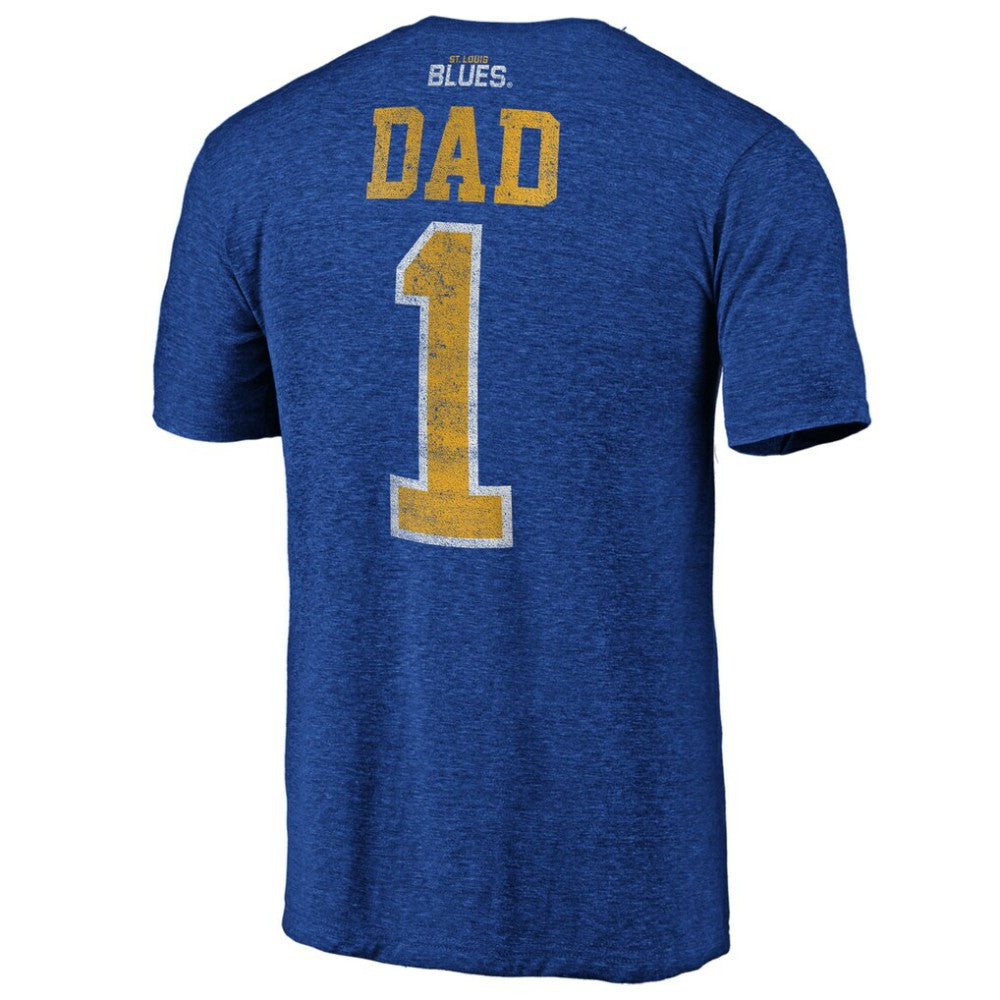 St. Louis Blues Greatest Dad Tri-Blend T-Shirt Outlet