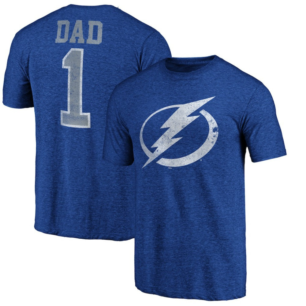 Tampa Bay Lightning Greatest Dad Tri-Blend T-Shirt Outlet