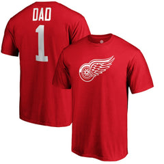 Detroit Red Wings #1 Dad T-Shirt For Sale