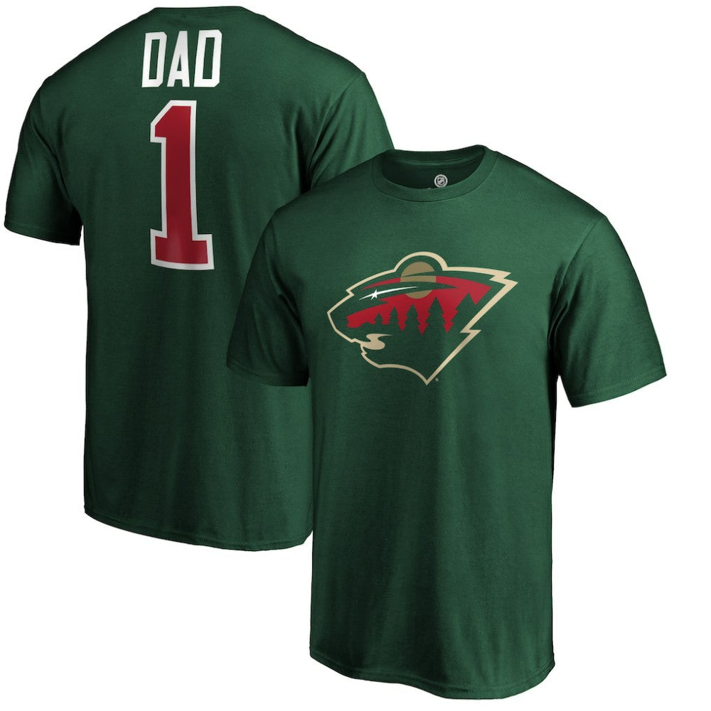 Minnesota Wild #1 Dad T-Shirt On Sale
