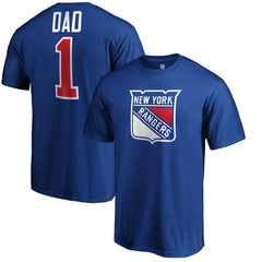 New York Rangers #1 Dad Logo T-Shirt Outlet