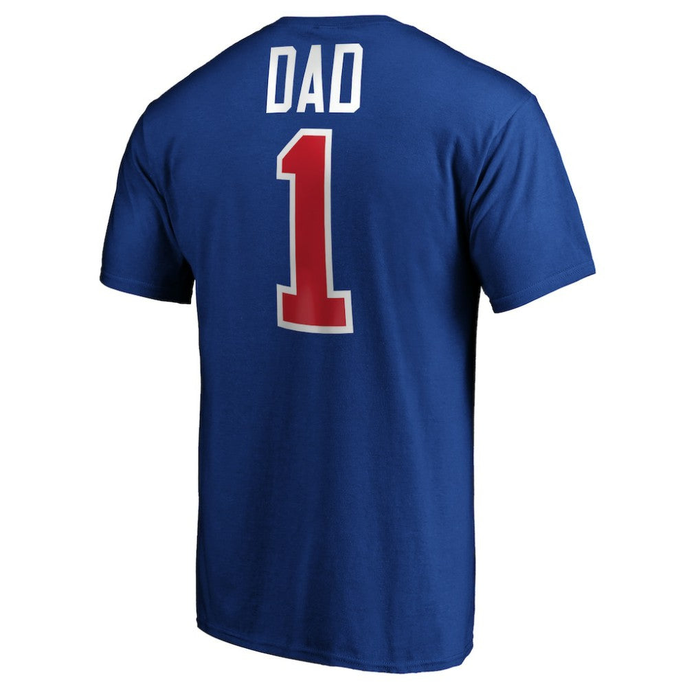 New York Rangers #1 Dad Logo T-Shirt Outlet