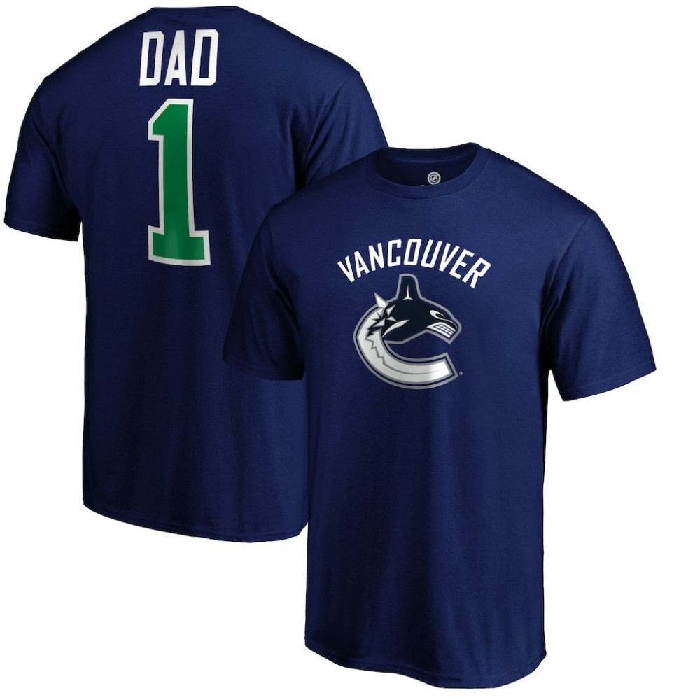 Vancouver Canucks #1 Dad T-Shirt Discount
