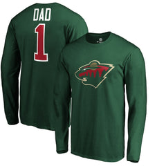 Minnesota Wild #1 Dad Long Sleeve T-Shirt Outlet
