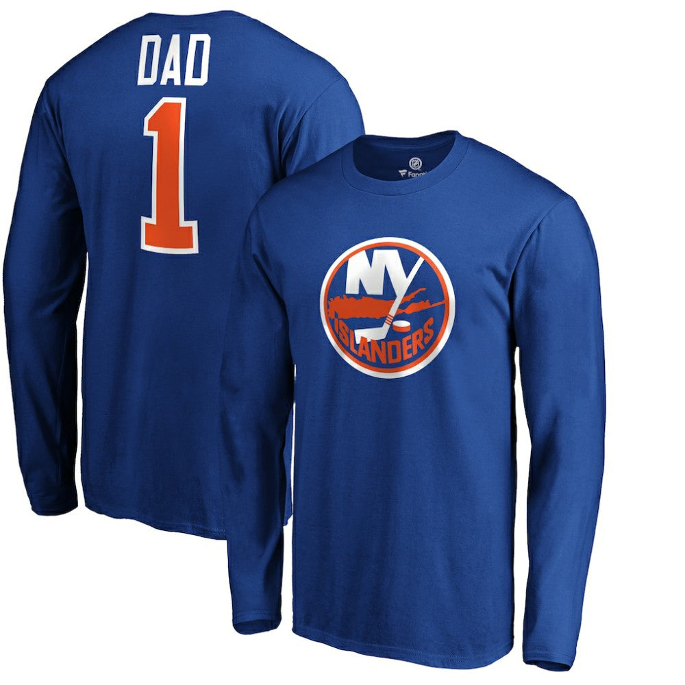 New York Islanders #1 Dad Long Sleeve T-Shirt Sale