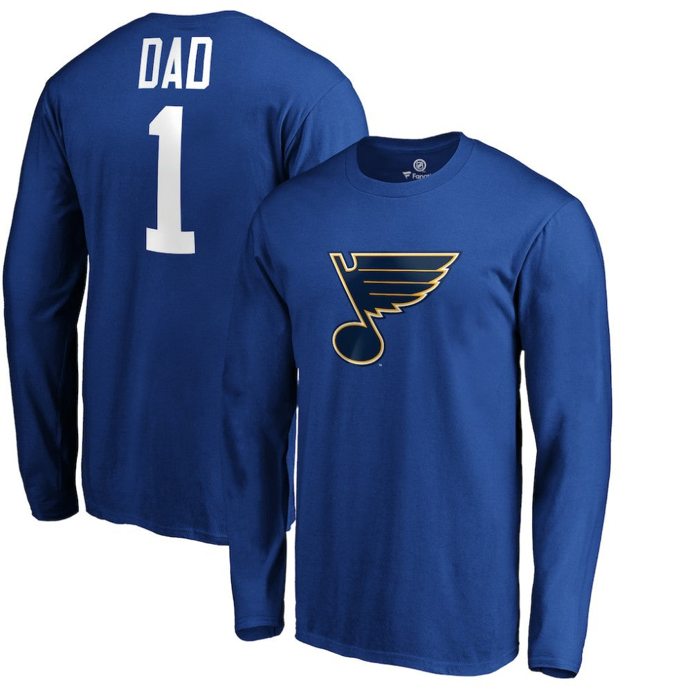 St. Louis Blues #1 Dad Long Sleeve T-Shirt Discount