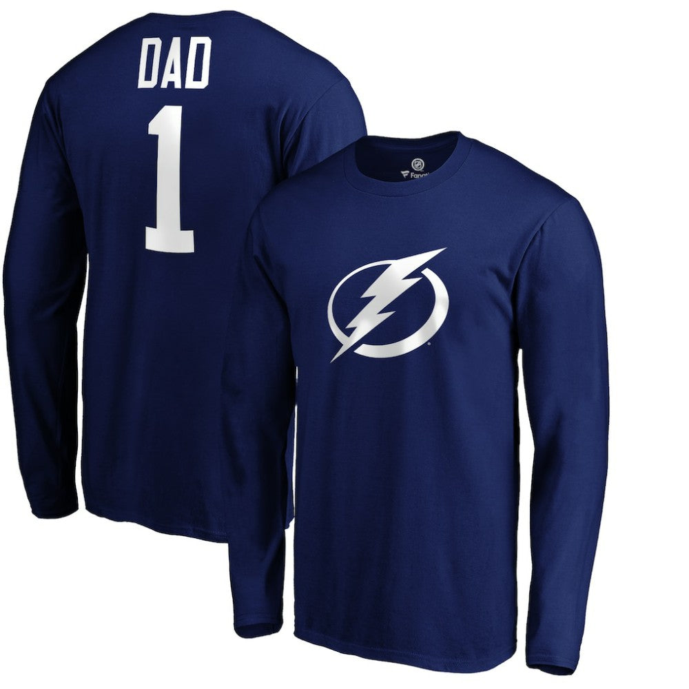 Tampa Bay Lightning #1 Dad Long Sleeve T-Shirt Online