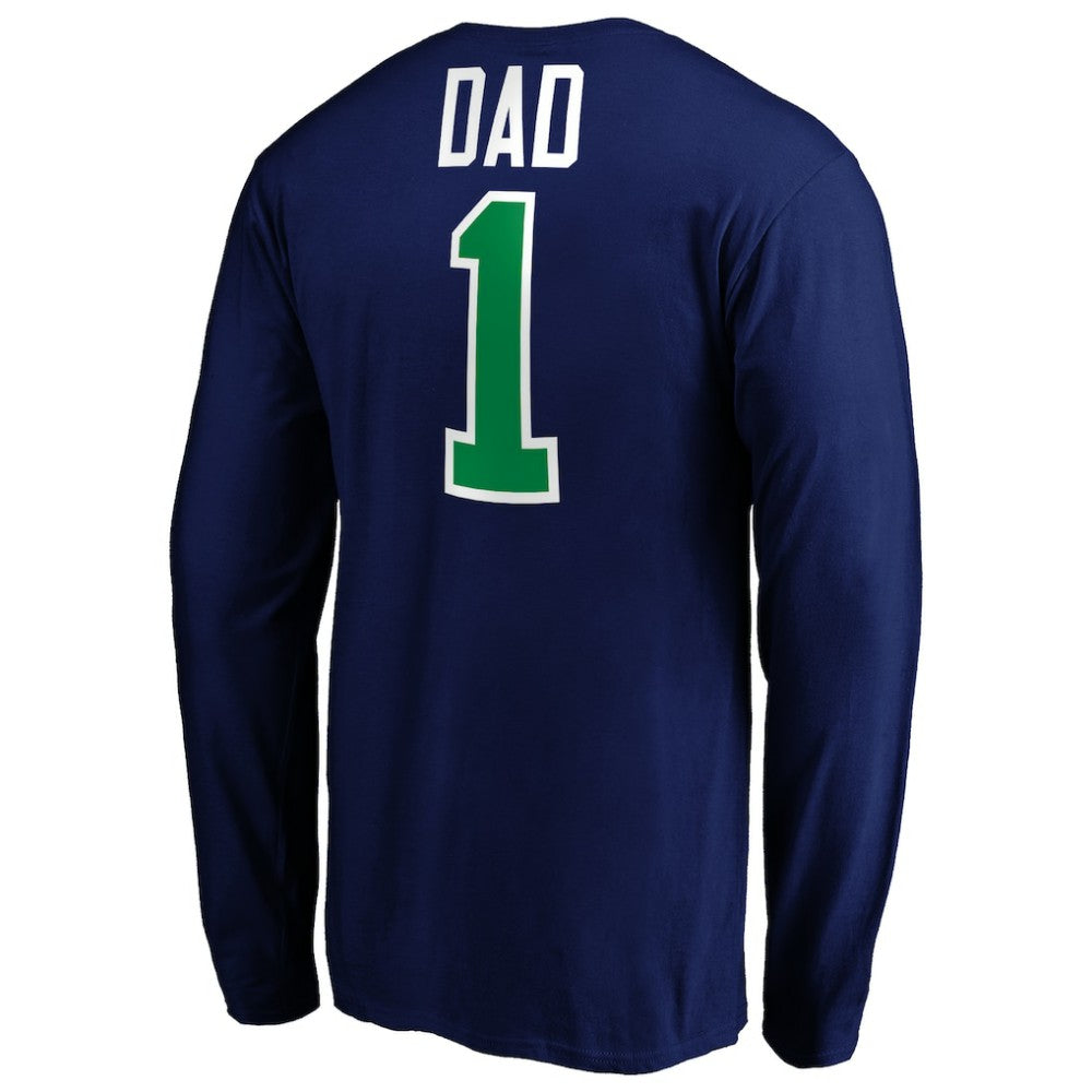 Vancouver Canucks #1 Dad Long Sleeve T-Shirt Online
